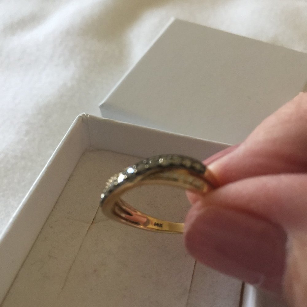 Le Vian Chocolate Diamonds 1/4 ct tw Ring 14K